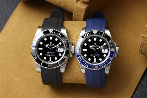 rolex mens submariner with rubber strap|rolex submariner rubber strap price.